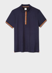 Paul Smith Artist- Stripe Cotton Polo Shirt