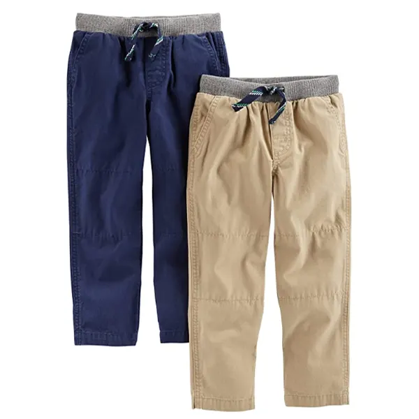 Toddler Boys 2-Pack Pull On Pant