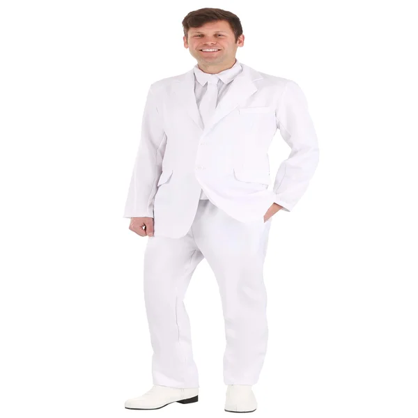 White Suit Costume for Men