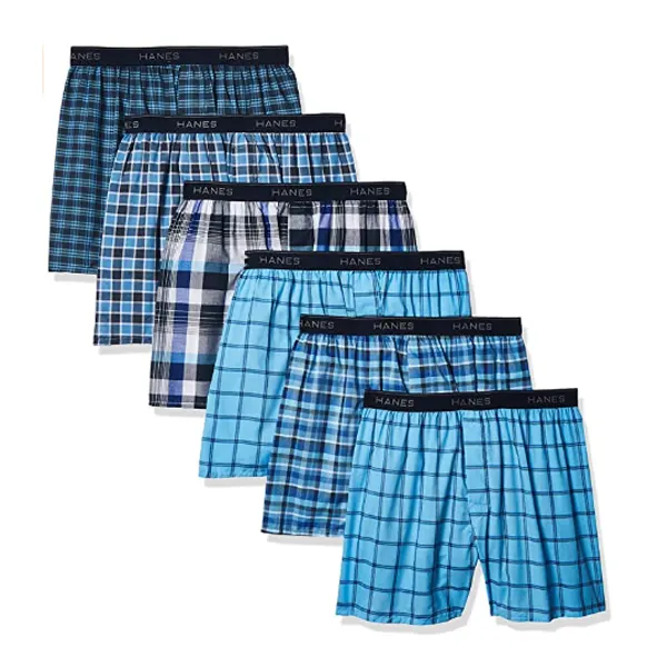 Hanes Men's Tagless Boxer with Exposed Waistband